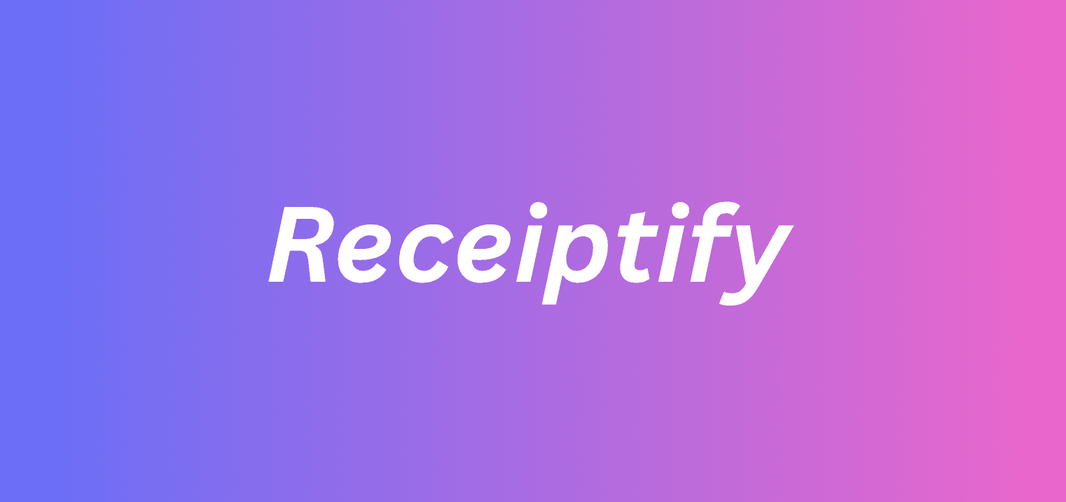 Screenshot of Receiptify
